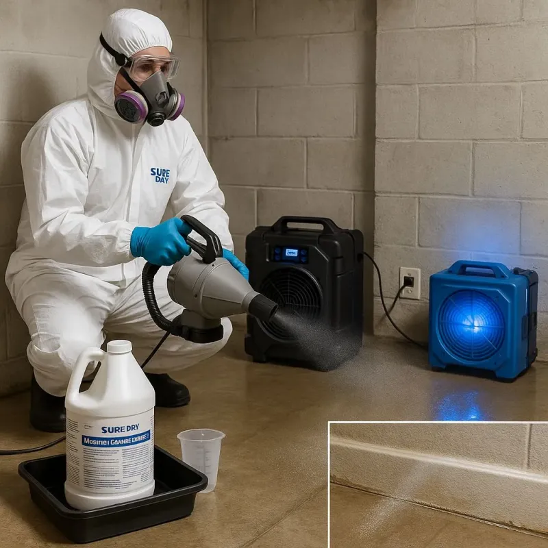 Sanitization and Odor Removal process in Farmingville, NY